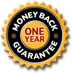 NeuroPrime 365-day money-back guarantee badge